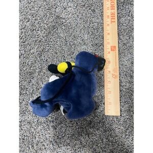 Vintage 1997 Meanies Series 1 Gas Hound Plush The Idea Factory Blue Dog Mask